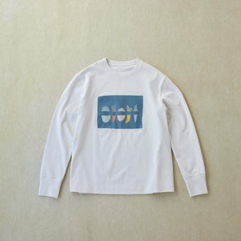 「ひとりごとエプロン」ロングTシャツ / 野菜の千切りの商品写真