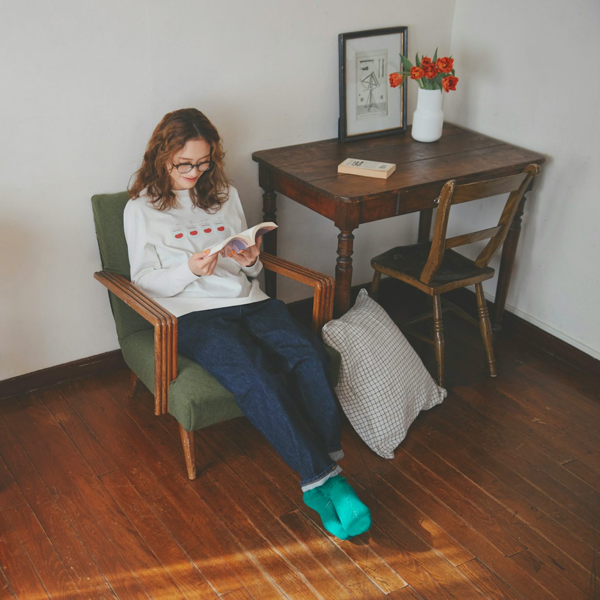 ひとりごとエプロン ロングtシャツ 北欧 暮らしの道具店 ひとりごとエプロン ロングtシャツ 北欧 暮らしの道具店