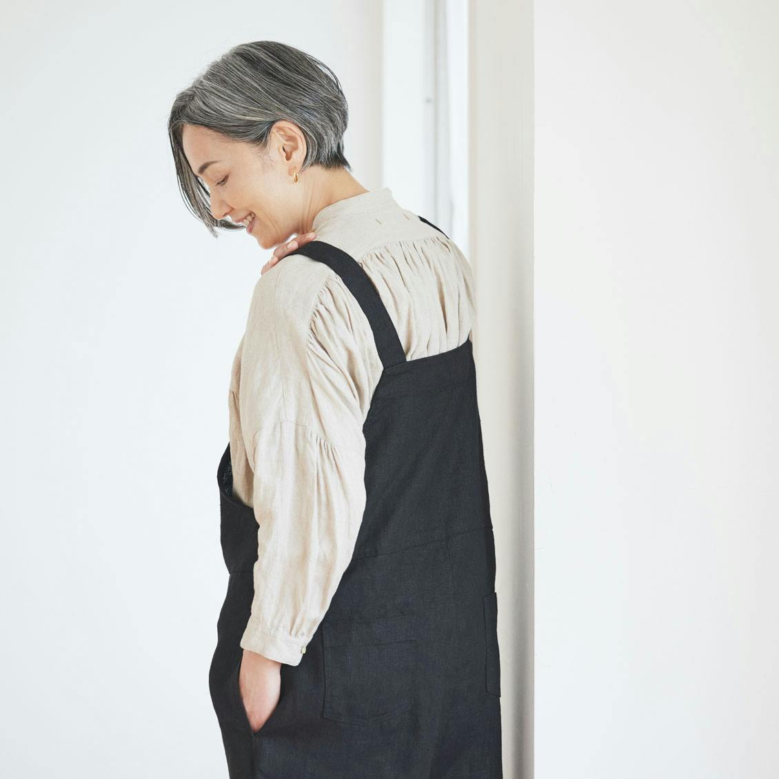 当店別注】fog linen work / リネンサロペット（サイズ1 / サイズ2 ...