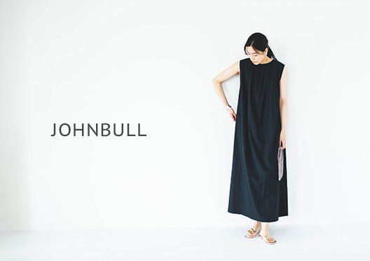 JOHNBULL / ジョンブル / ギャザーワンピース / ブラックの画像