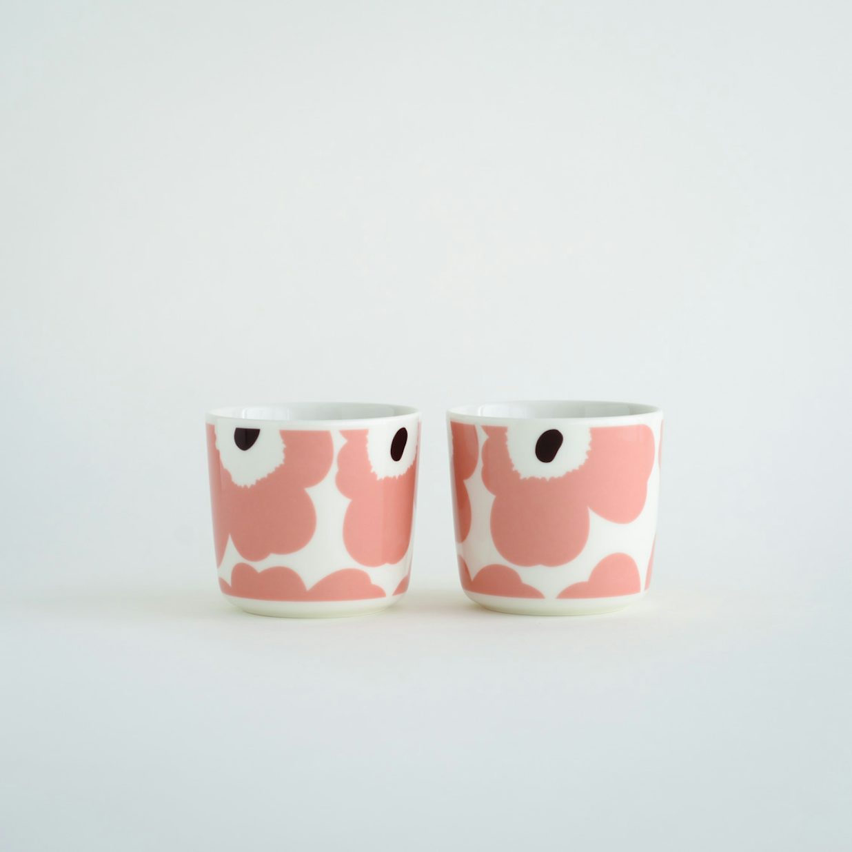Marimekko マリメッコ Unikko ウニッコ ラテマグ2個セット ピーチ 北欧 暮らしの道具店 Marimekko マリメッコ Unikko ウニッコ ラテマグ2個セット ピーチ 北欧 暮らしの道具店