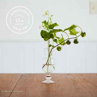 【15周年企画】「 “好き” が見つかる、広がる」ちいさなガラスの花びん / stemの商品写真