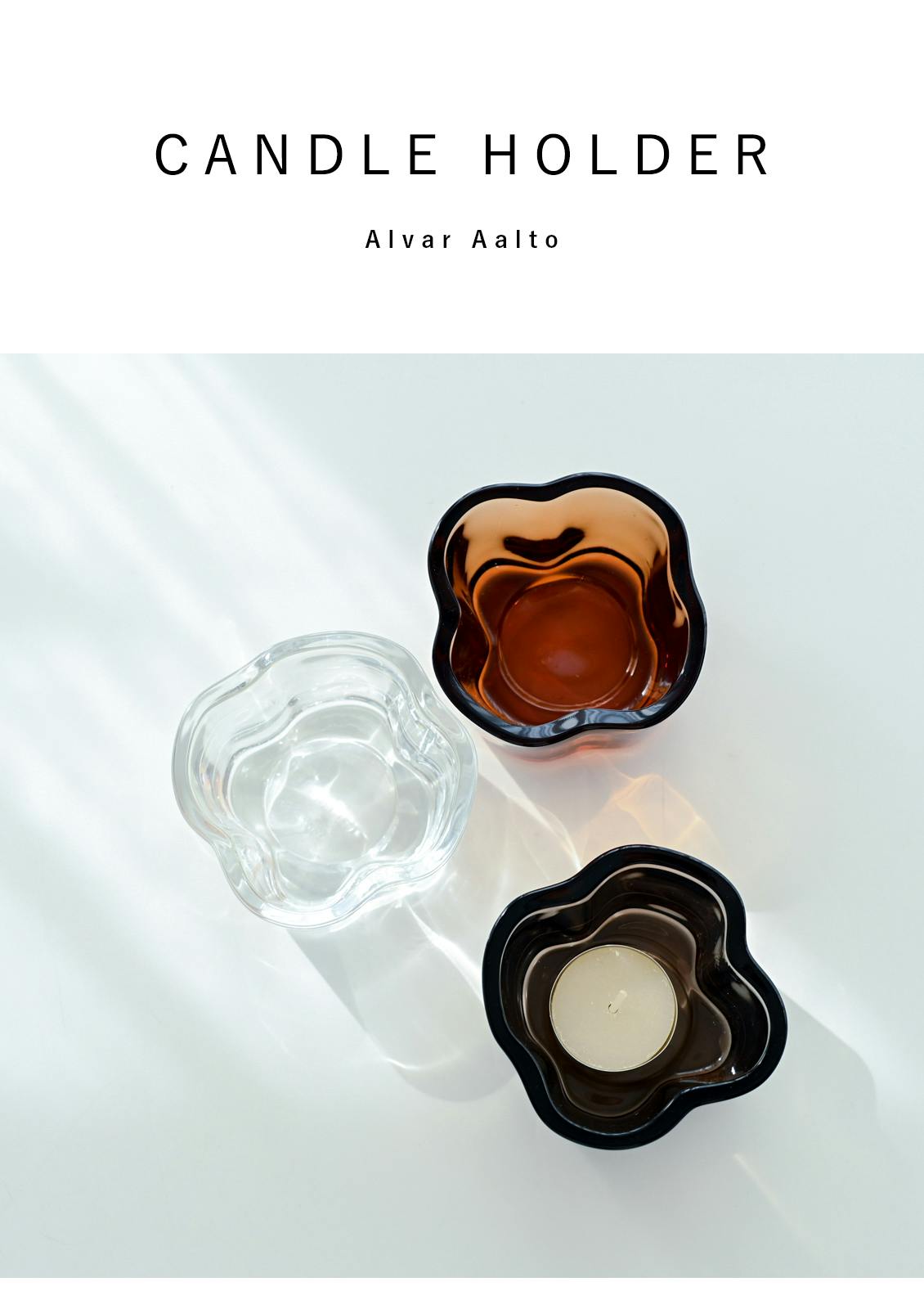 iittala / Alvar Aalto（アルヴァ アアルト）/ キャンドルホルダー ...