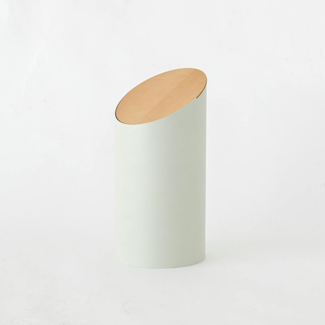 MOHEIM / モヘイム / SWING BIN / ゴミ箱 Mサイズ（グレー×ハードメープル）の商品写真