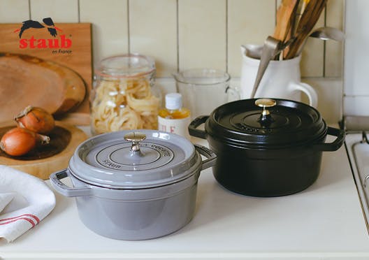 Staub ストゥブ ストウブ オーバル グレー 23cm 2.3L+aethiopien