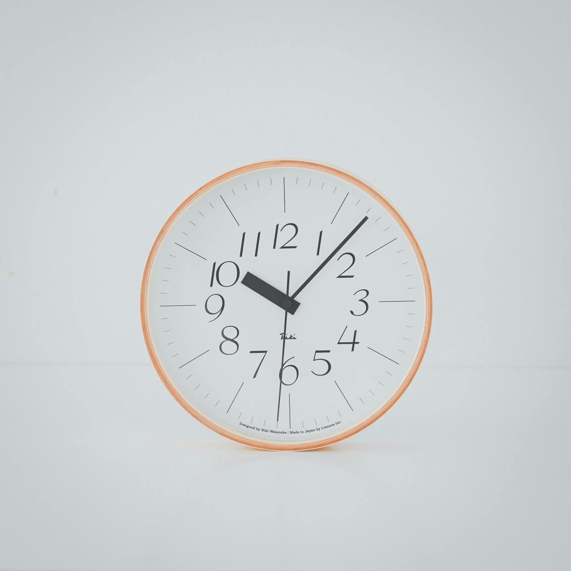 Lemnos / レムノス / RIKI CLOCK / 電波時計 / 25cm（太字・細字） - 北欧、暮らしの道具店