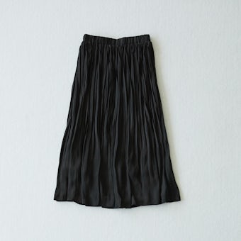 【次回入荷未定】sosotto / ソソット / プリーツスカート（ブラック）の商品写真