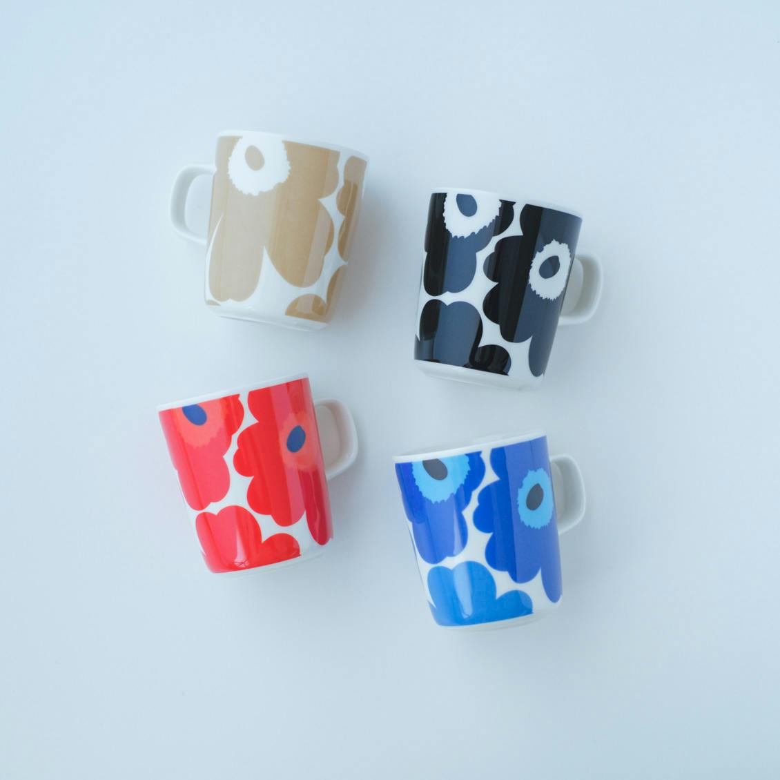 marimekko - ♡マリメッコ　マグカップ　70周年 ベージュ　ライトアクア　北欧　食器　数量限定 marimekko - ♡マリメッコ マグカップ 70周年 ベージュ ライト