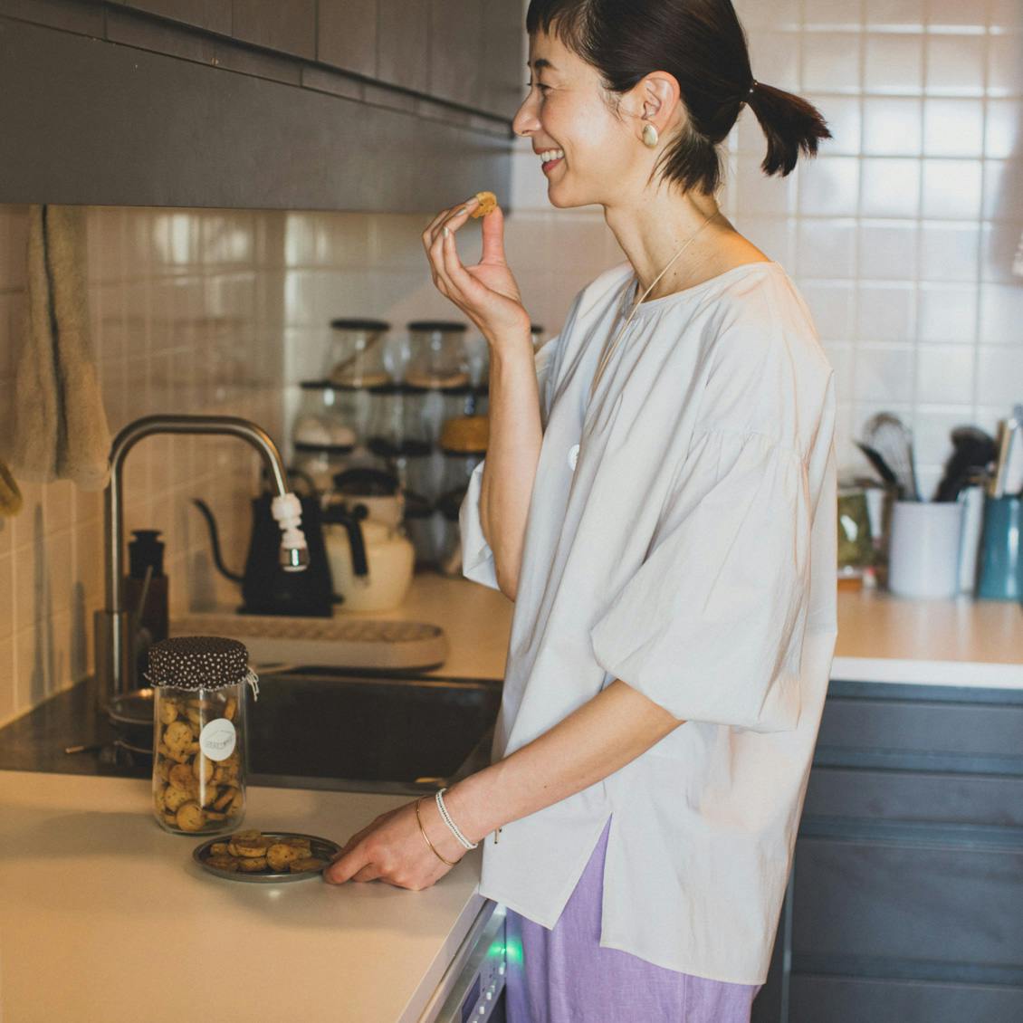 洗いざらしがマイルール」香菜子さんとつくった2WAYトップス
