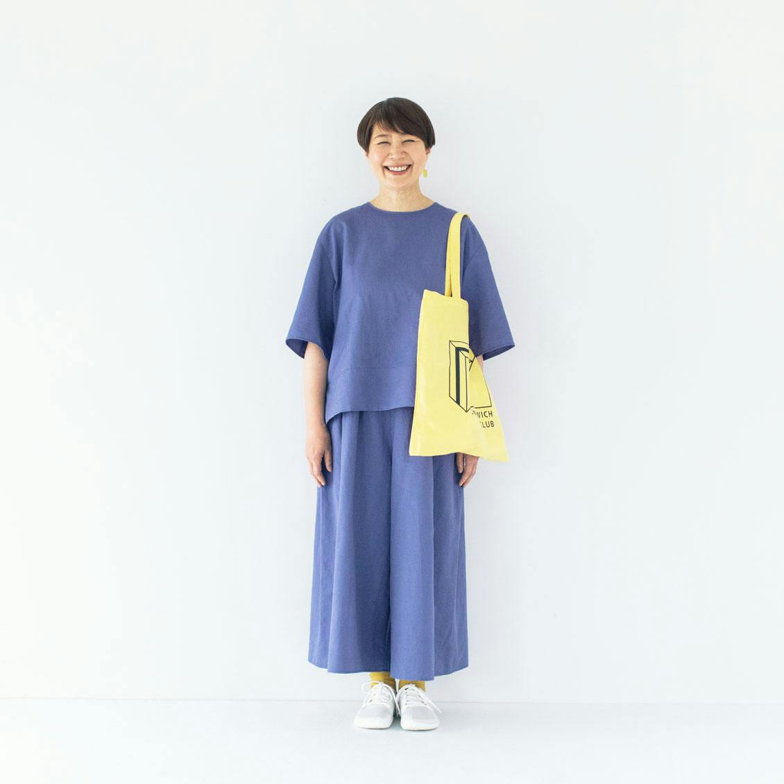 金子敦子さんと作ったシャツ 金子敦子さんコラボ］すっぴんシャツ（キナリ）【レディス】U028