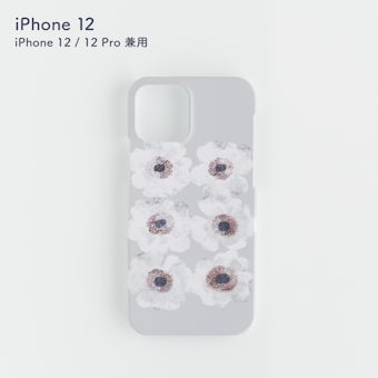 iPhoneケース / iPhone 12 （ iPhone 12 / 12 Pro）/ アネモネの押し花の商品写真