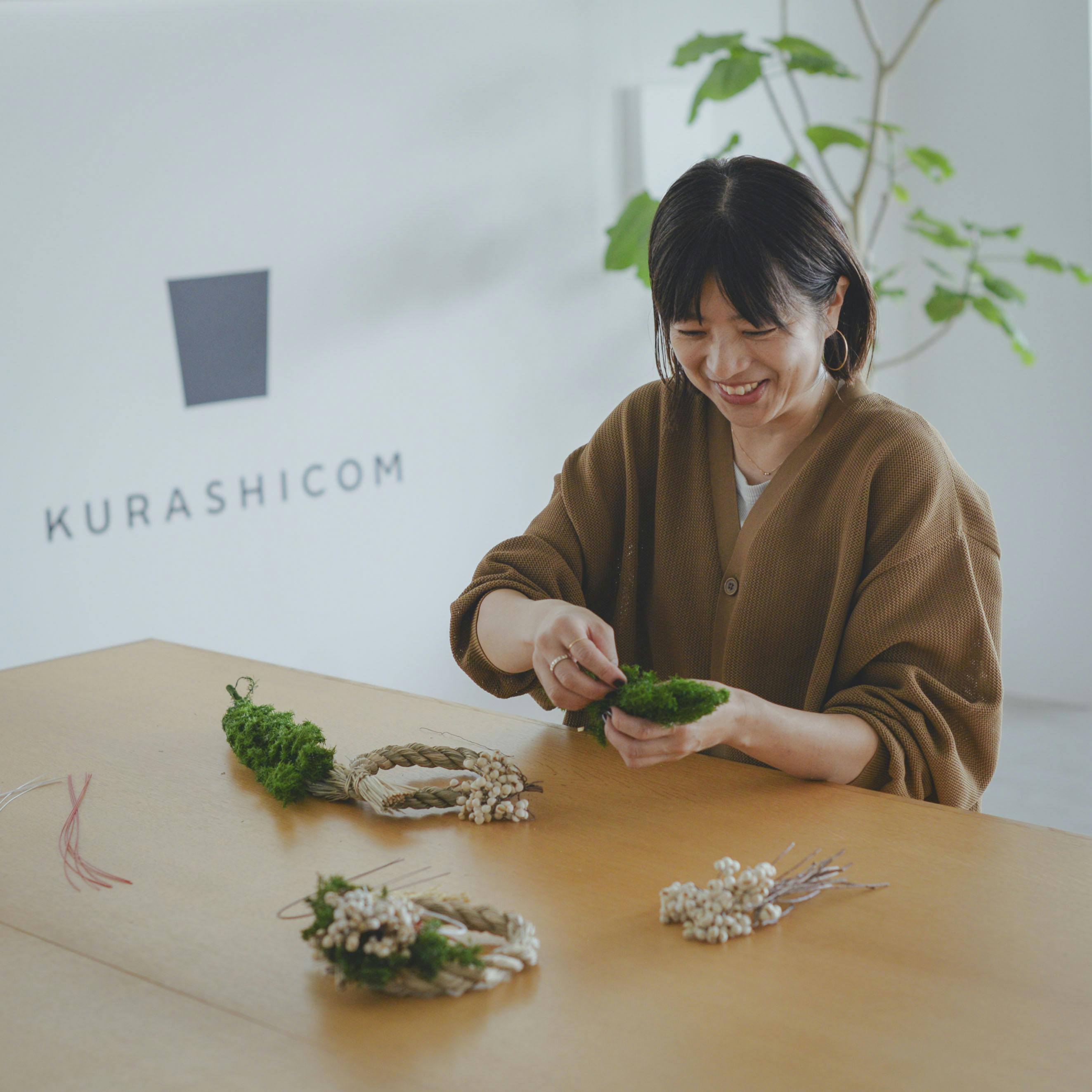 しめ縄リースと丸太と流木の置物大サイズ⭐︎どんぐりアート しめ縄リースと丸太と流木の置物大サイズ⭐︎どんぐりアート