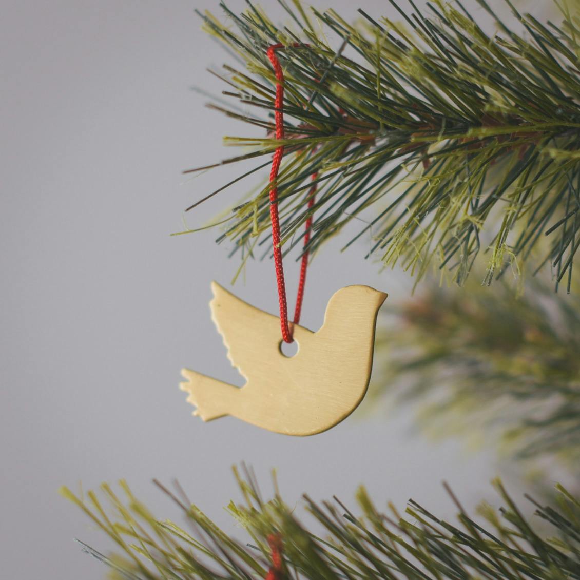 【今季終了】fog linen work / フォグリネンワーク / 鳥のオーナメント（ブラス）の商品写真