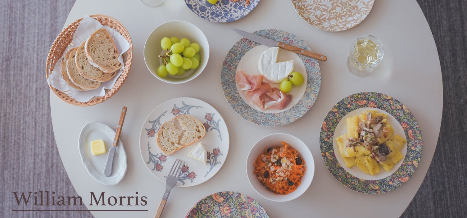 ウィリアム・モリス / 竹ファイバープレート - 北欧、暮らしの道具店