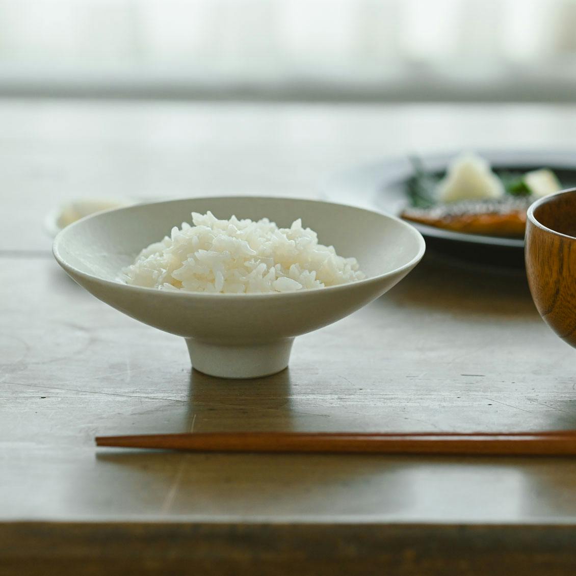 きほんのうつわ / こなれ小鉢（15cm）/ 白・灰 - 北欧、暮らしの