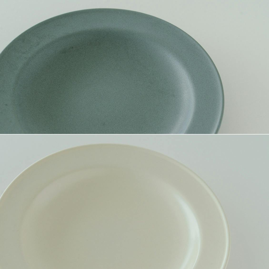 きほんのうつわ / 小皿（16cm）/ 灰・生成 - 北欧、暮らしの道具店