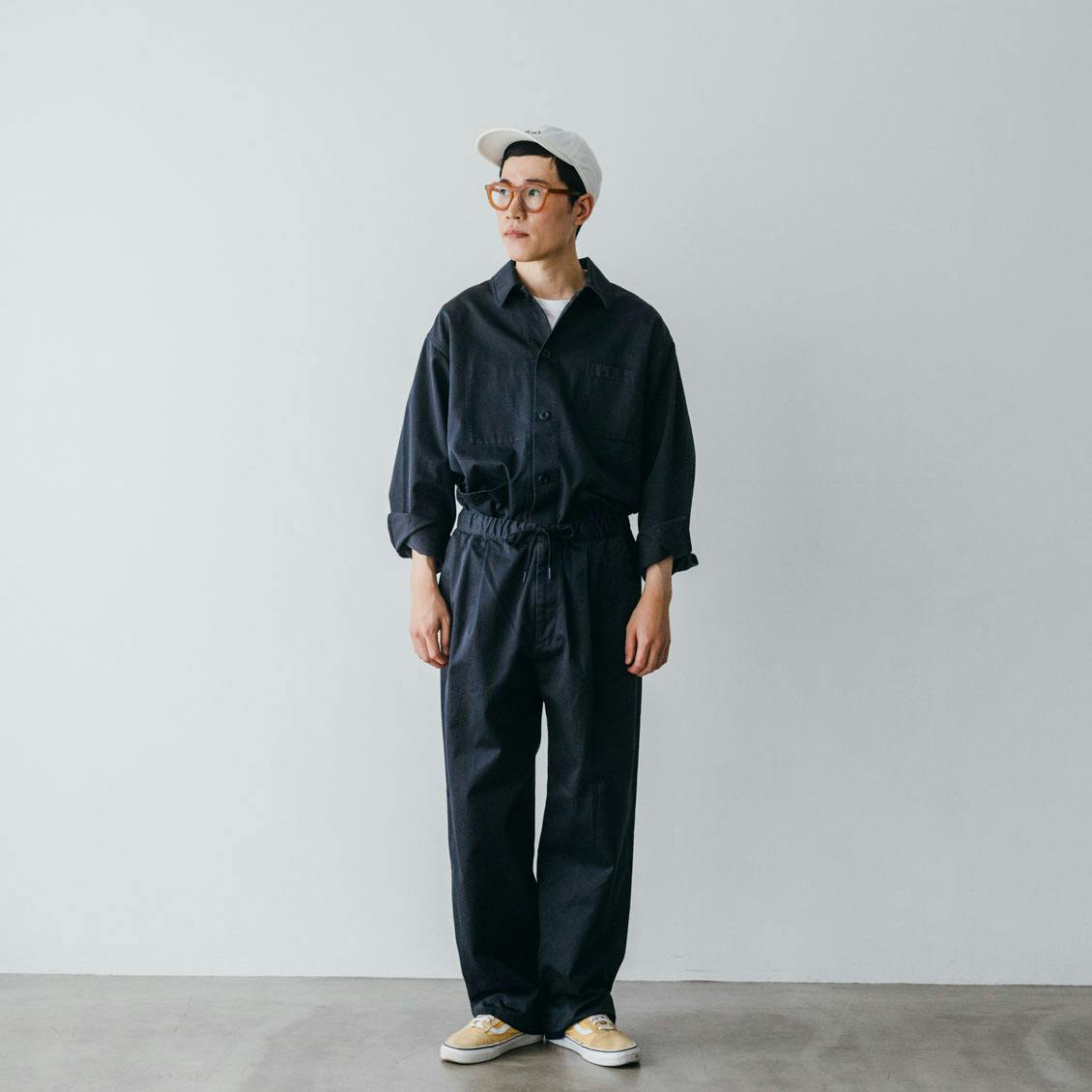 Design Works セットアップ ネイビー ジェイエスデザイン JS-DESIGN 本革ならではの大人のボディ