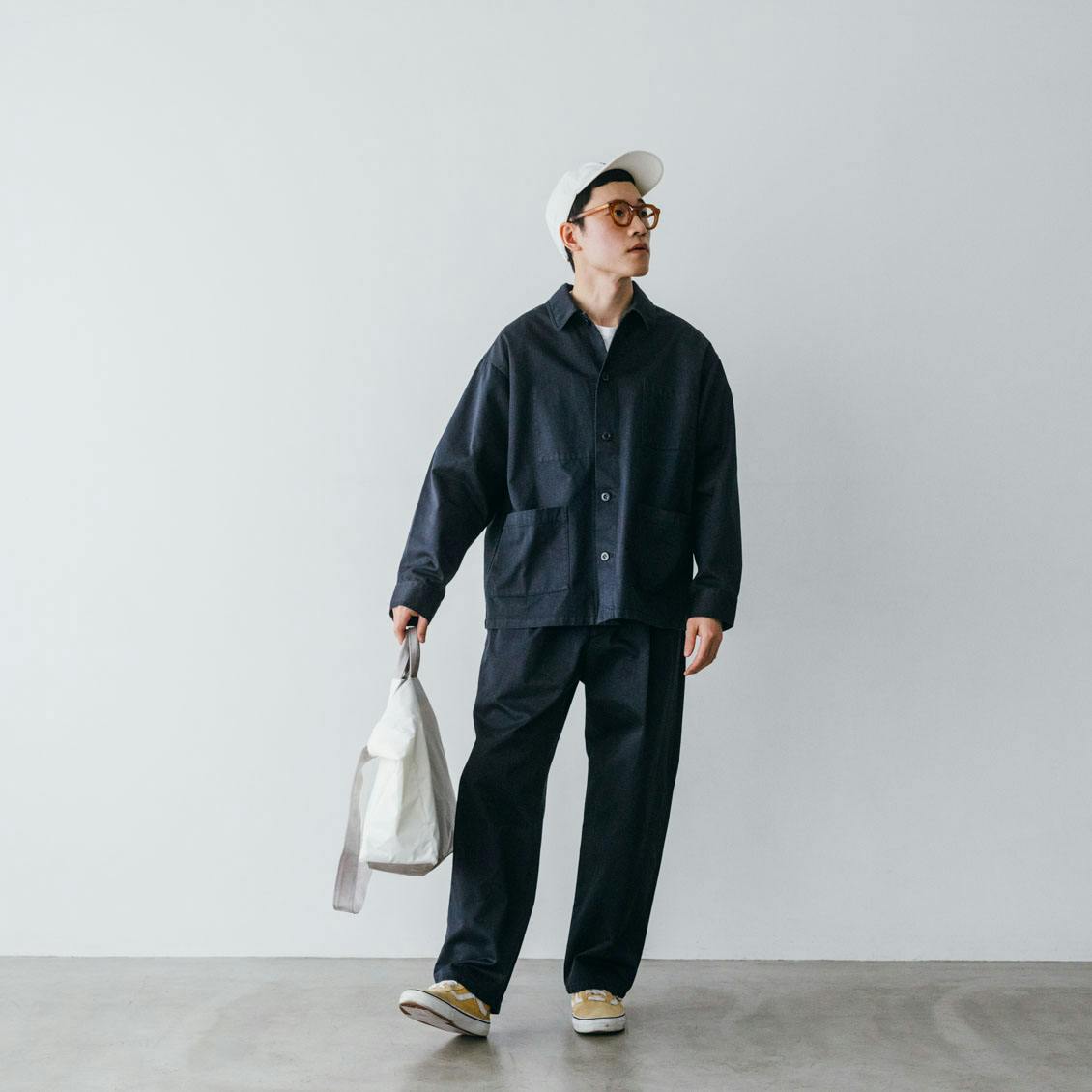 AN様おまとめ　スローブイエナ　ネイビージャケット　パンツ Levi's® meets SLOBE「1Week Levi's」Styling by Chiharu Dodo