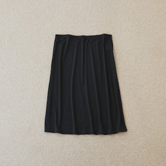 なめらか素材のペチコート / スカート / ブラックの商品写真