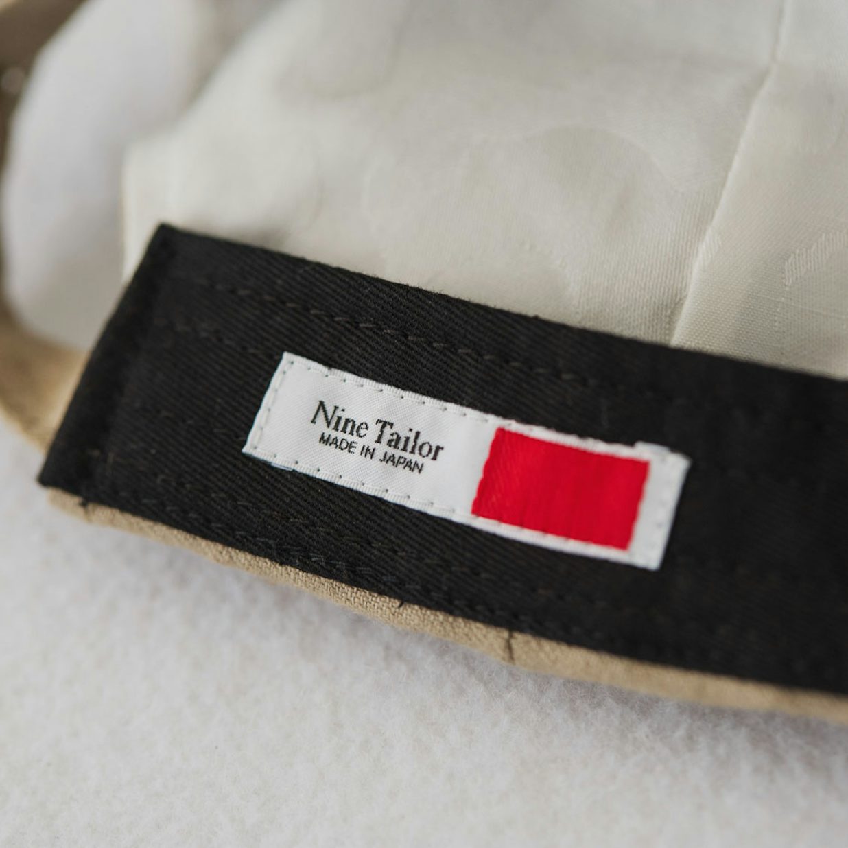 Nine Tailor / ナインテーラー / リネンキャップ(カーキ Nine Tailor / ナインテーラー / リネンキャップ(カーキ