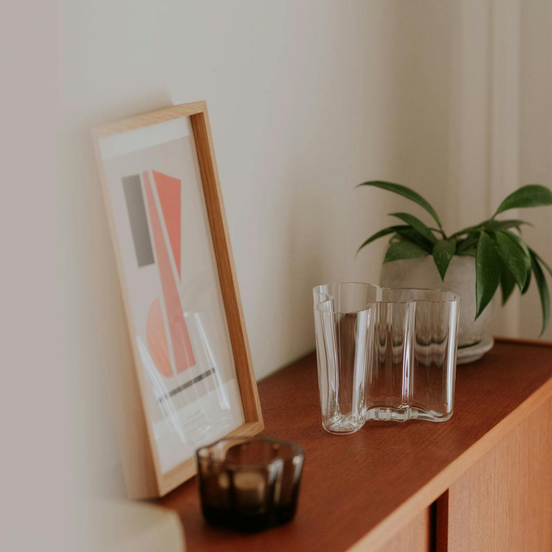 イッタラ　95mm 花瓶　クリア iittala/イッタラ/Alvar Aalto/アルヴァ・アアルト/ 花瓶 95mm