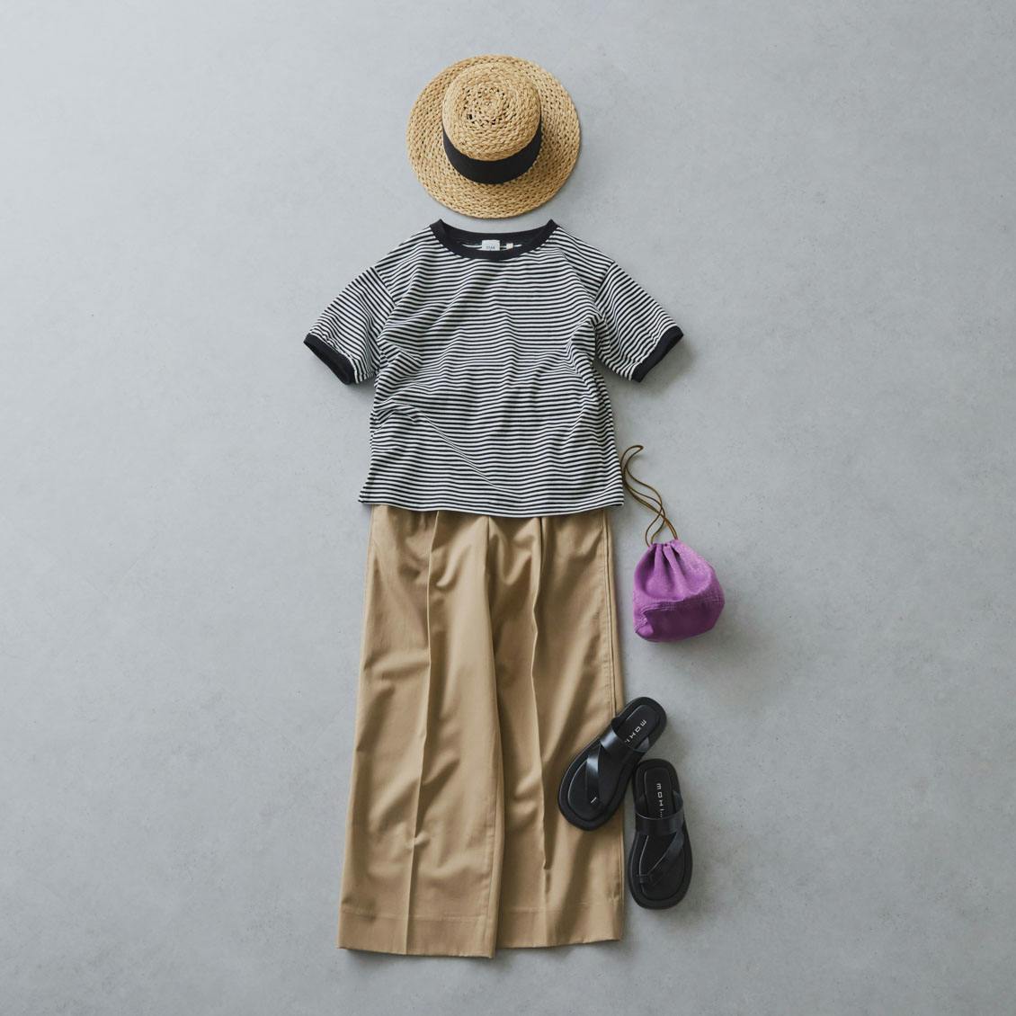 N.STAR & STRIPE ボーダー2枚セット　北欧暮らしの道具店 全ての STAR＆STRIPE 北欧、暮らしの道具店 - ボーダーTシャツ