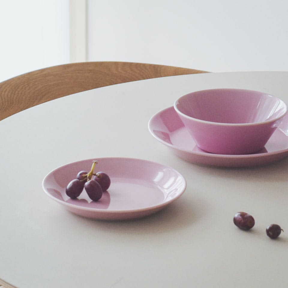【1回使用美品】ローズ 3点セット イッタラ ティーマ 限定カラー】iittala / イッタラ / Teema / ティーマ / プレート