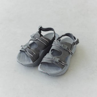 【今季終了】rig footwear / kuruka / リカバリーサンダル / チャコール（23cm）の商品写真