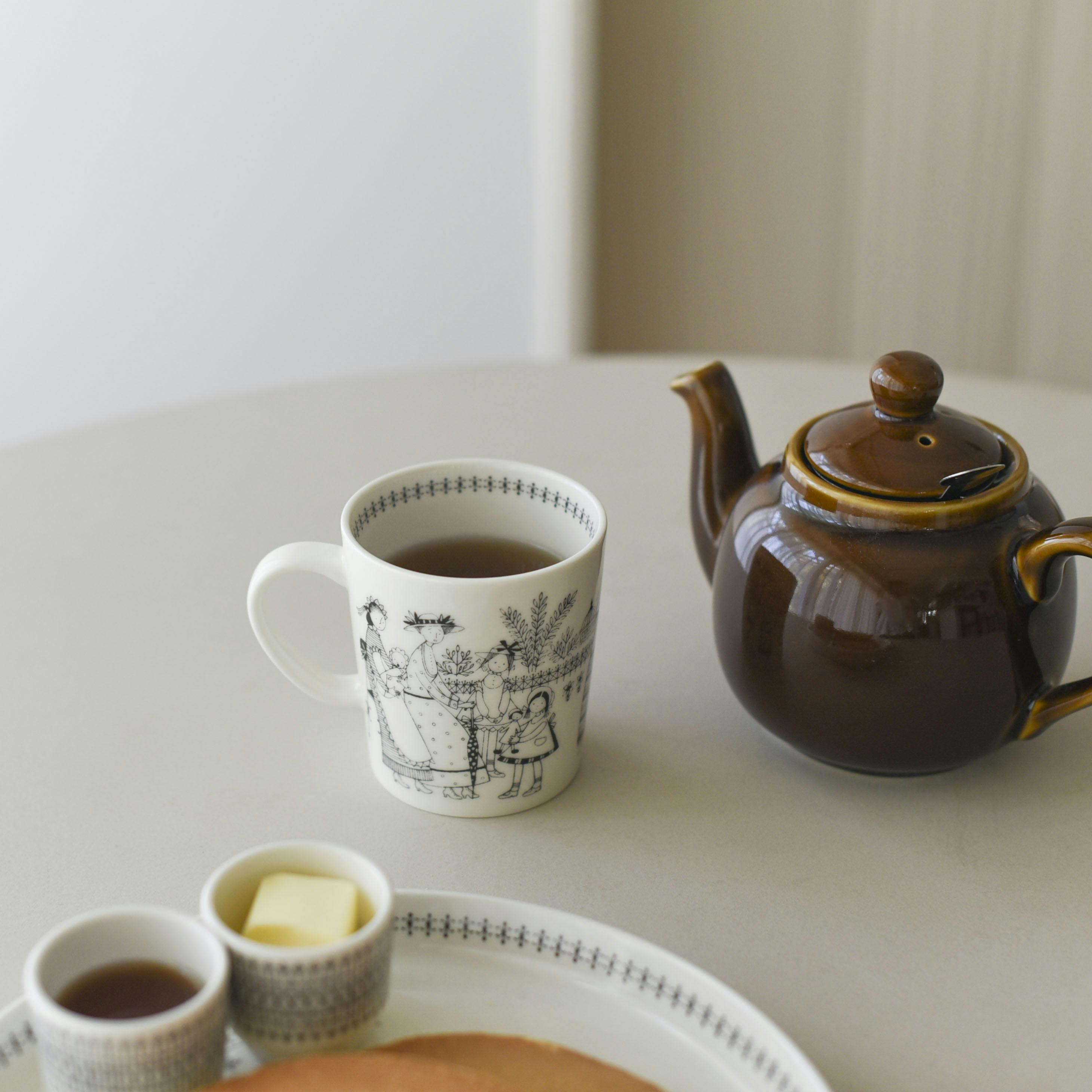 アラビア エミリア プレート19cm マグカップ 300mlセット ARABIA アラビア エミリア マグカップ 300ml Emilia マグ 耐熱