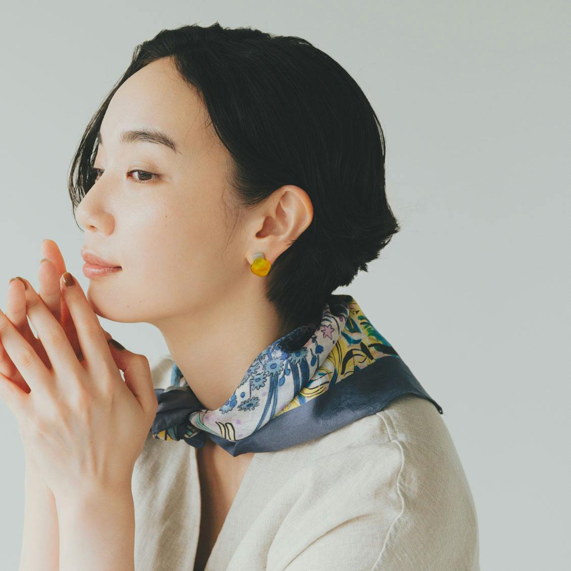 hara glass works / ガラスのピアス（全4色） - 北欧、暮らしの