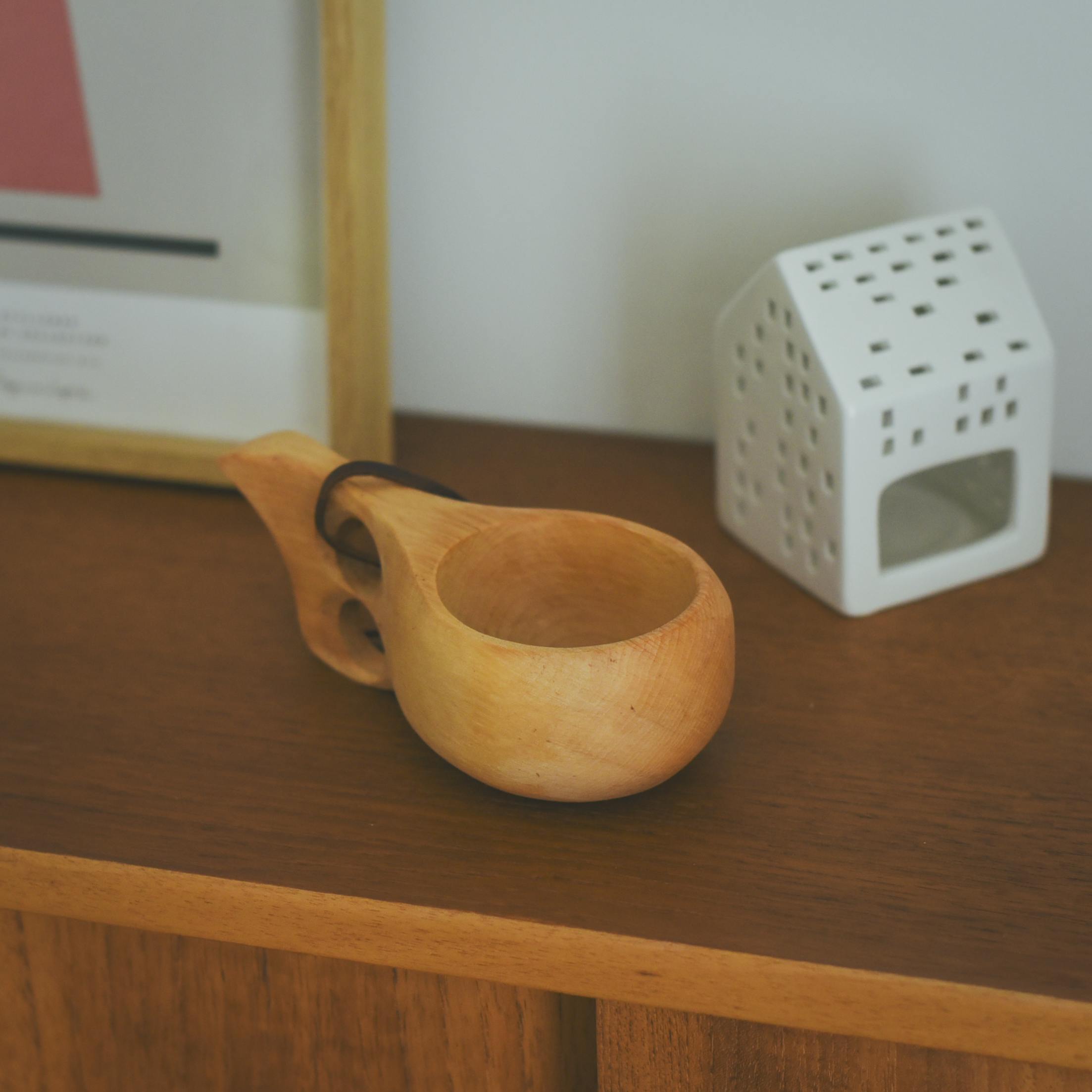 未使用　Kuksa ククサ　北欧　ラップランド製　刻印入り　スウェーデン 23c722a052449aab9ad7a2628bbcf4