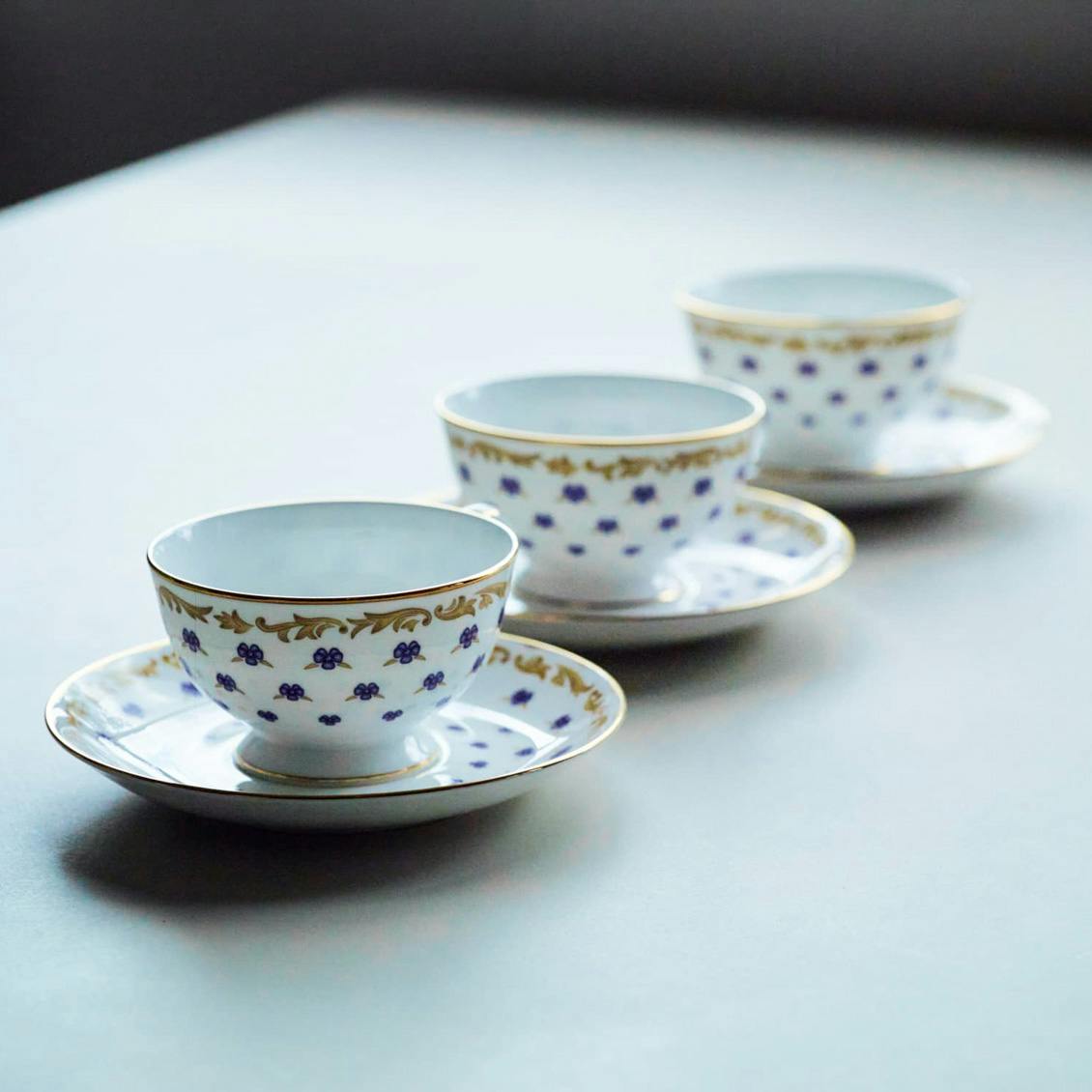 当店限定復刻】ビオラのカップ&ソーサー / Noritake