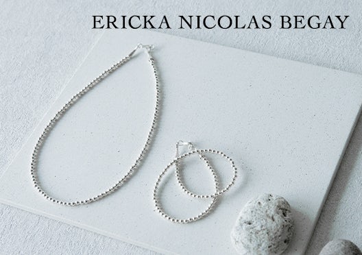 ERICKA NICOLAS BEGAY / ナバホパール / シルバーネックレスの画像