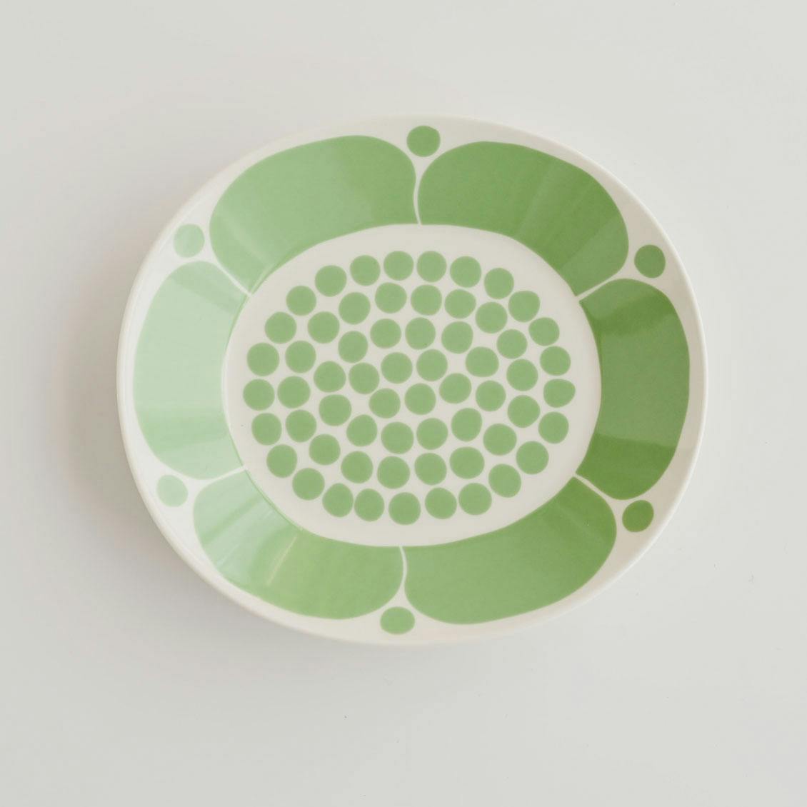 Arabia / アラビア / Sunnuntai / スンヌンタイ / オーバルプレート 25cm（ライトグリーン）の商品写真