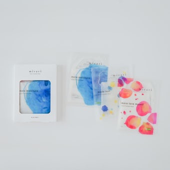 【当店限定お試しセット】 mirari / ミラリ / フェイシャルトリートメントマスク / 「きらめく明日へ」キット / 3枚入りの商品写真