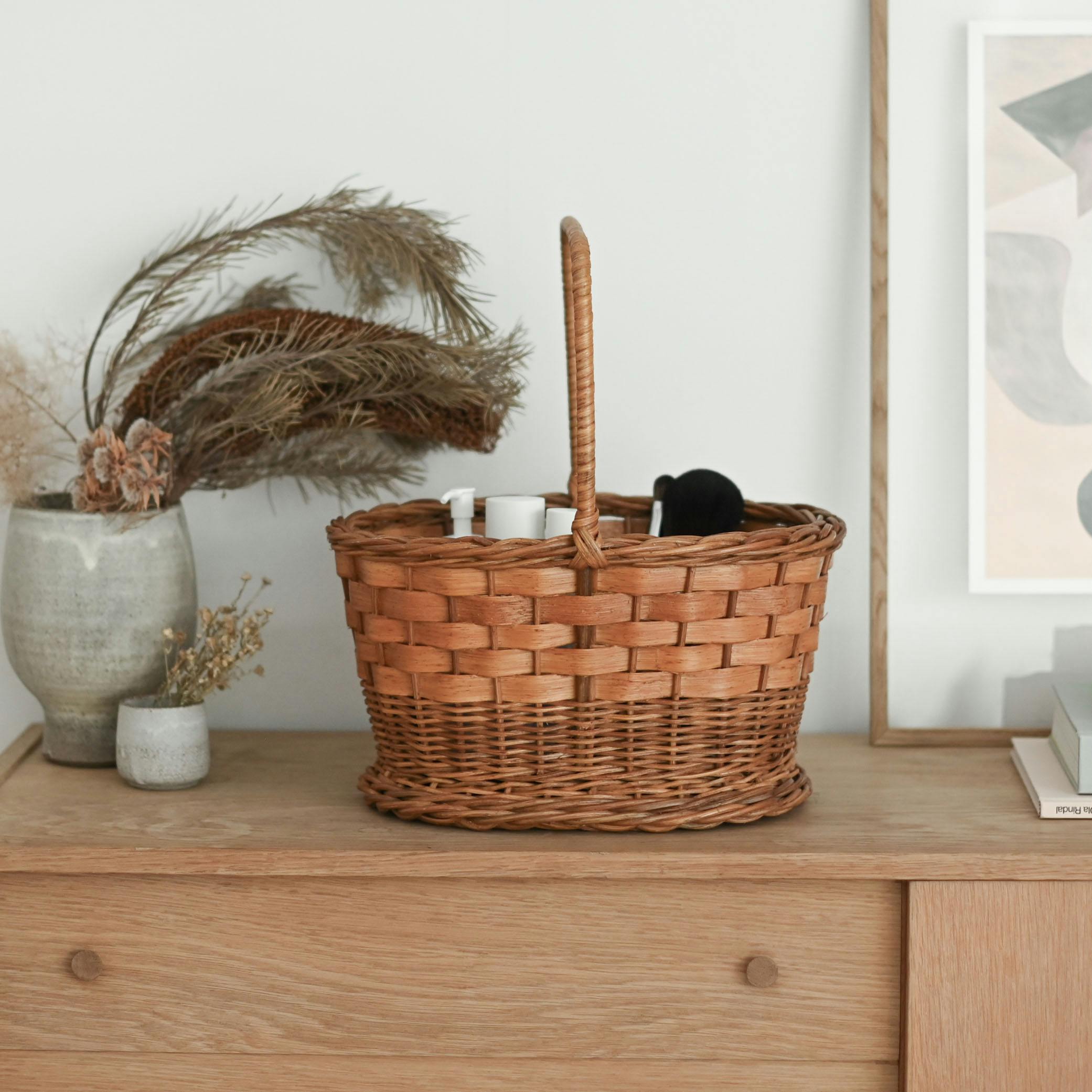 愛しい景色をつくる、天然ラタンかご