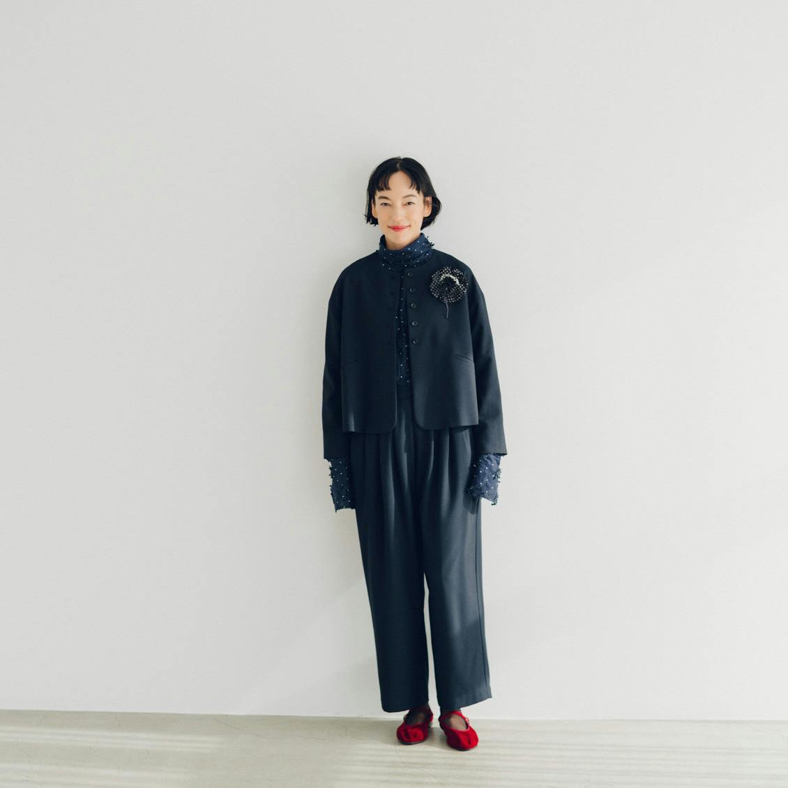 気持ちに寄りそうブラックフォーマルジャケット（S / M サイズ
