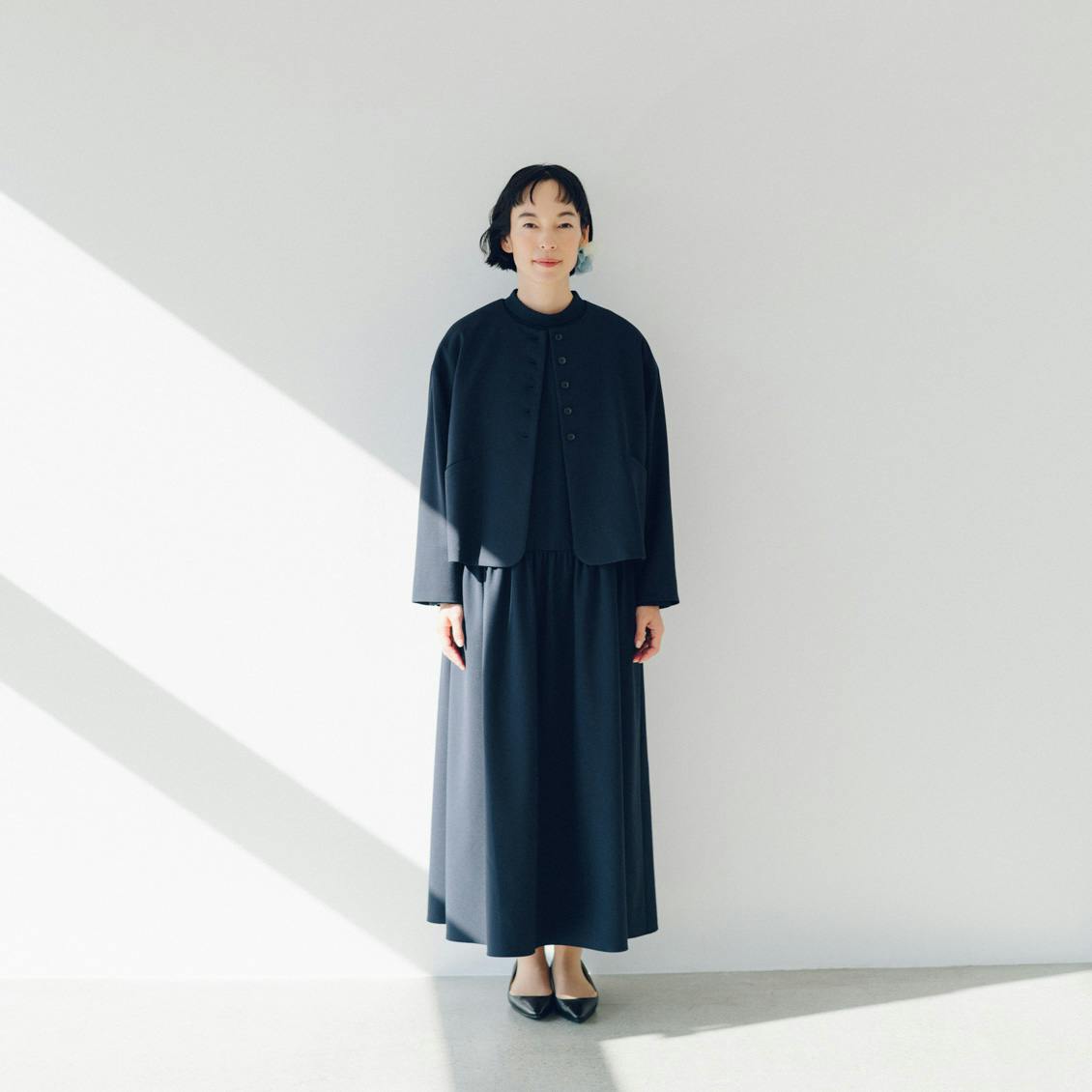 気持ちに寄りそうブラックフォーマルジャケット（S / M サイズ