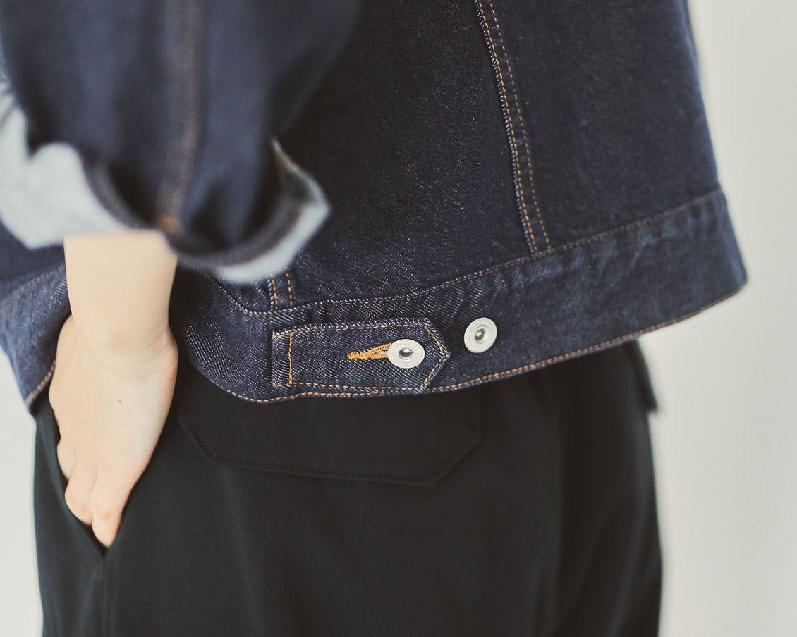 柔らか、かろやか」新定番のデニムジャケット（S・Mサイズ