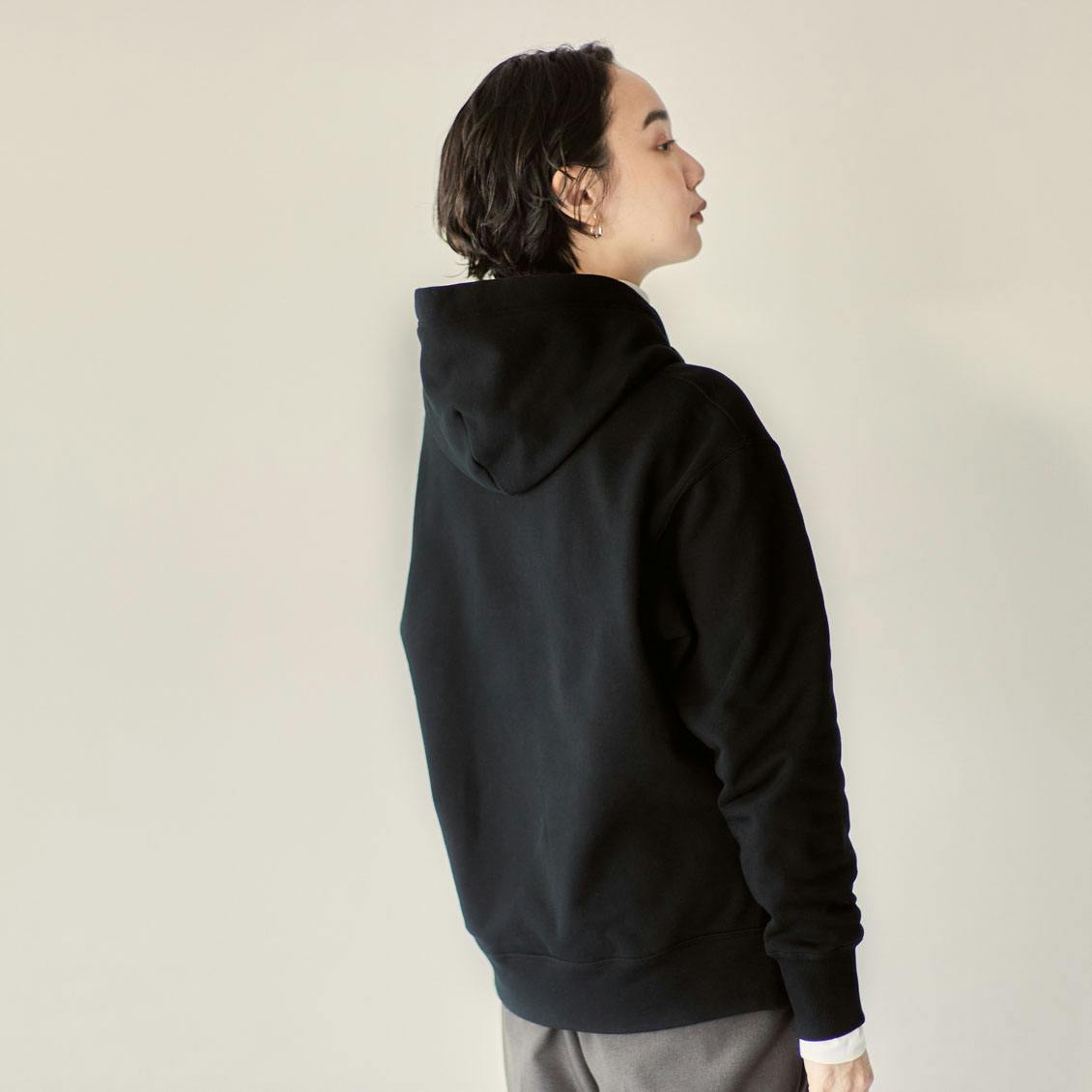 美品 北欧、暮らしの道具店 スッキリ着られる大人のスウェット ブラック スッキリ着られる大人のスウェット - 北欧、暮らしの道具店