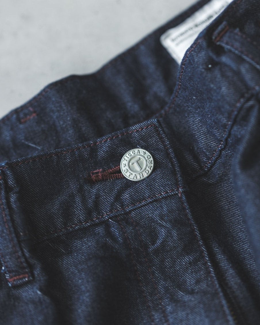 TICCA / ティッカ / タックワイドデニム（ブルー・ライトブルー