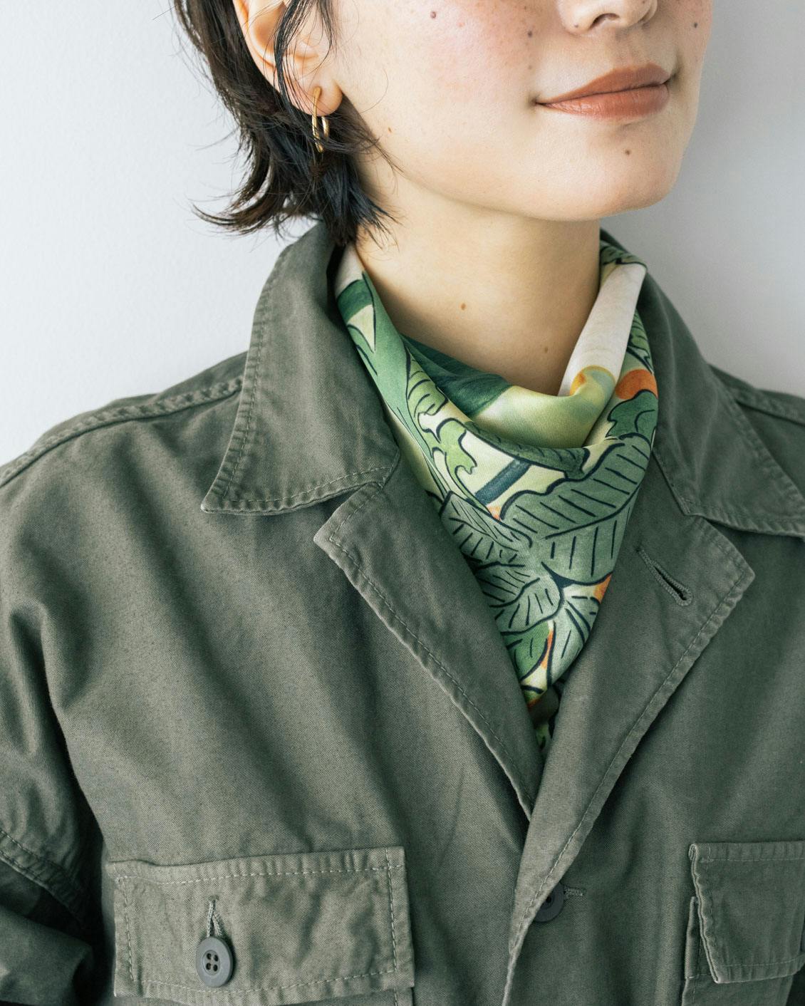 日常に、ひとさじの憧れを」色づかいにこだわったシルクスカーフ