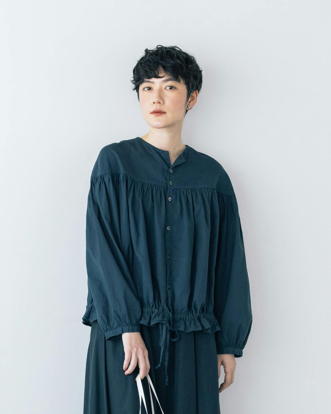 grin / グリン / コットンギャザーブラウス - 北欧、暮らしの道具店