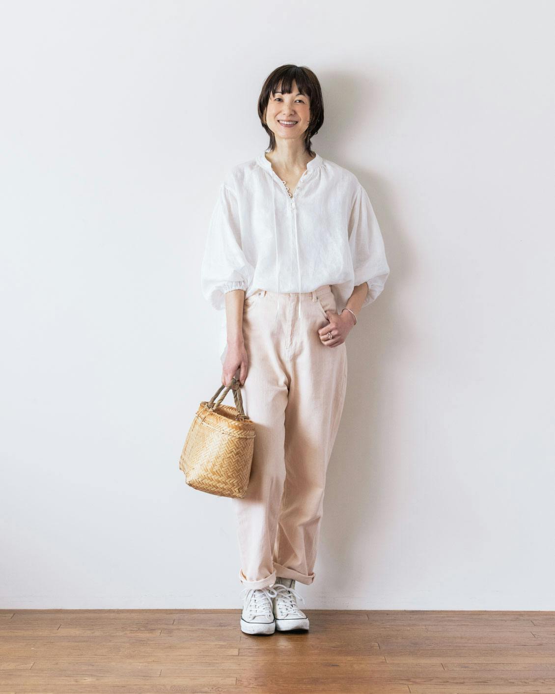 香菜子さんとつくった2WAYリネンブラウス - 北欧、暮らしの道具店