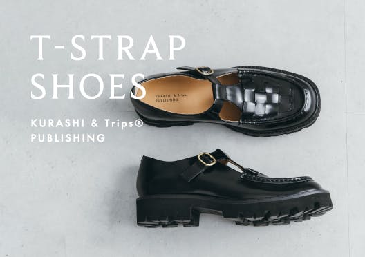 ★北欧暮らしの道具展★Tストラップシューズ　牛革　黒　24.5cm 靴 - 北欧、暮らしの道具店