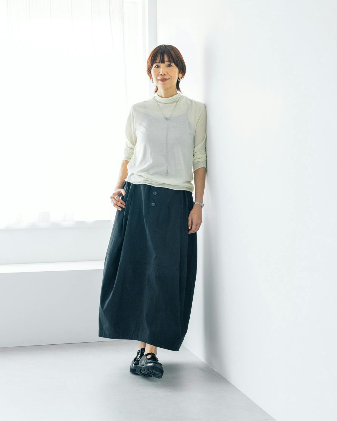 オープンセール 福袋 コーデの主役にしたい、大人のためのコクーンスカート スカート