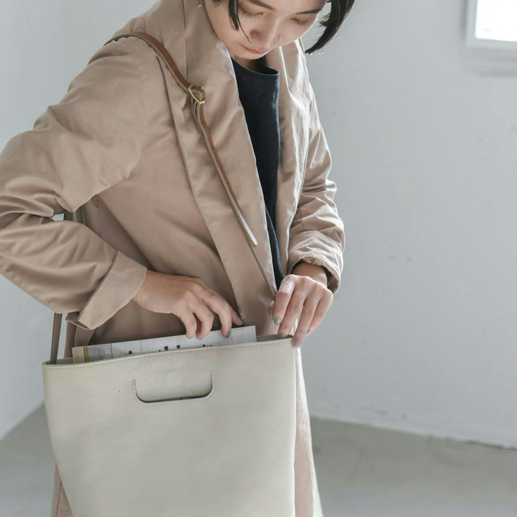 Ense / 2WAYレザートート - 北欧、暮らしの道具店