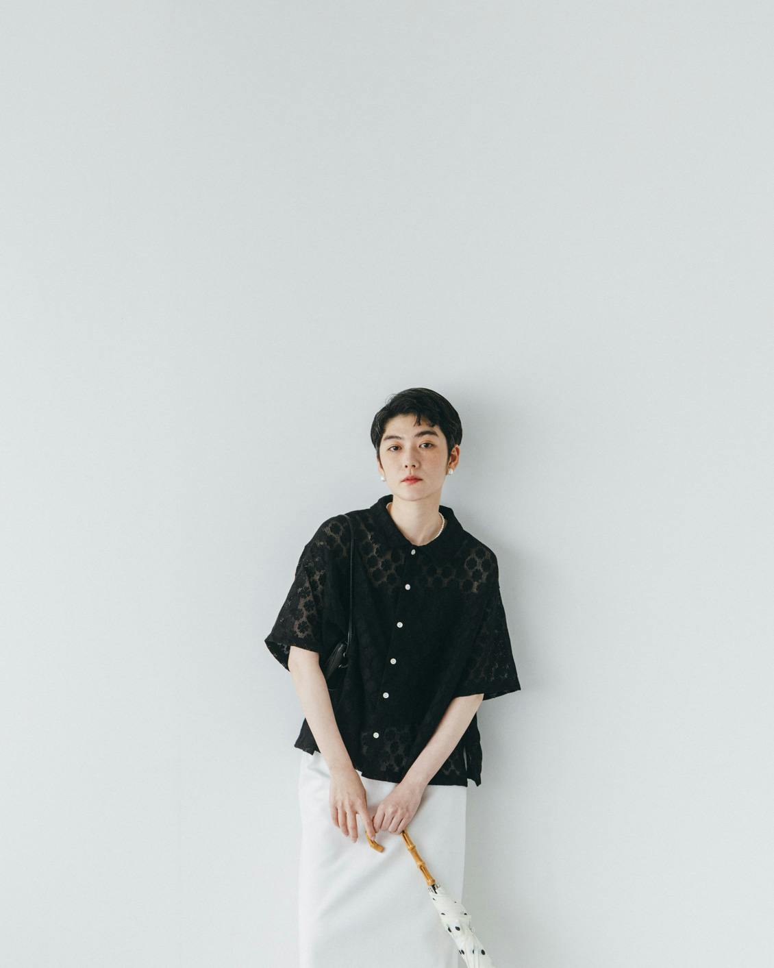 Bshop｜INDIA INDUSTRY | レース シャツカーディガン WOMEN