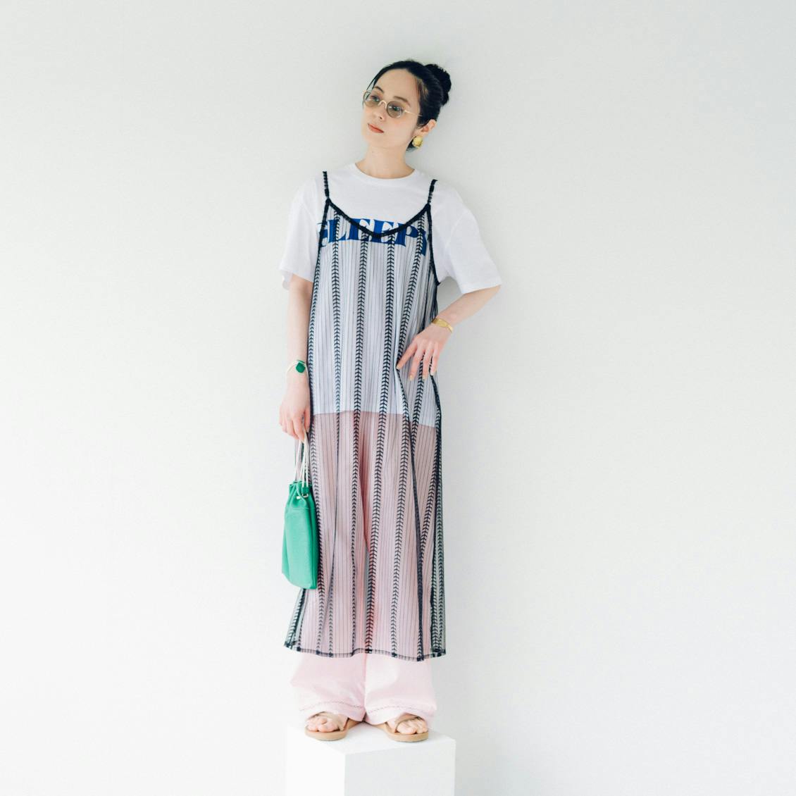 【今季終了】【当店別注】STAR＆STRIPE / スターアンドストライプ / シアーワンピース / ブラック（サイズM）の商品写真