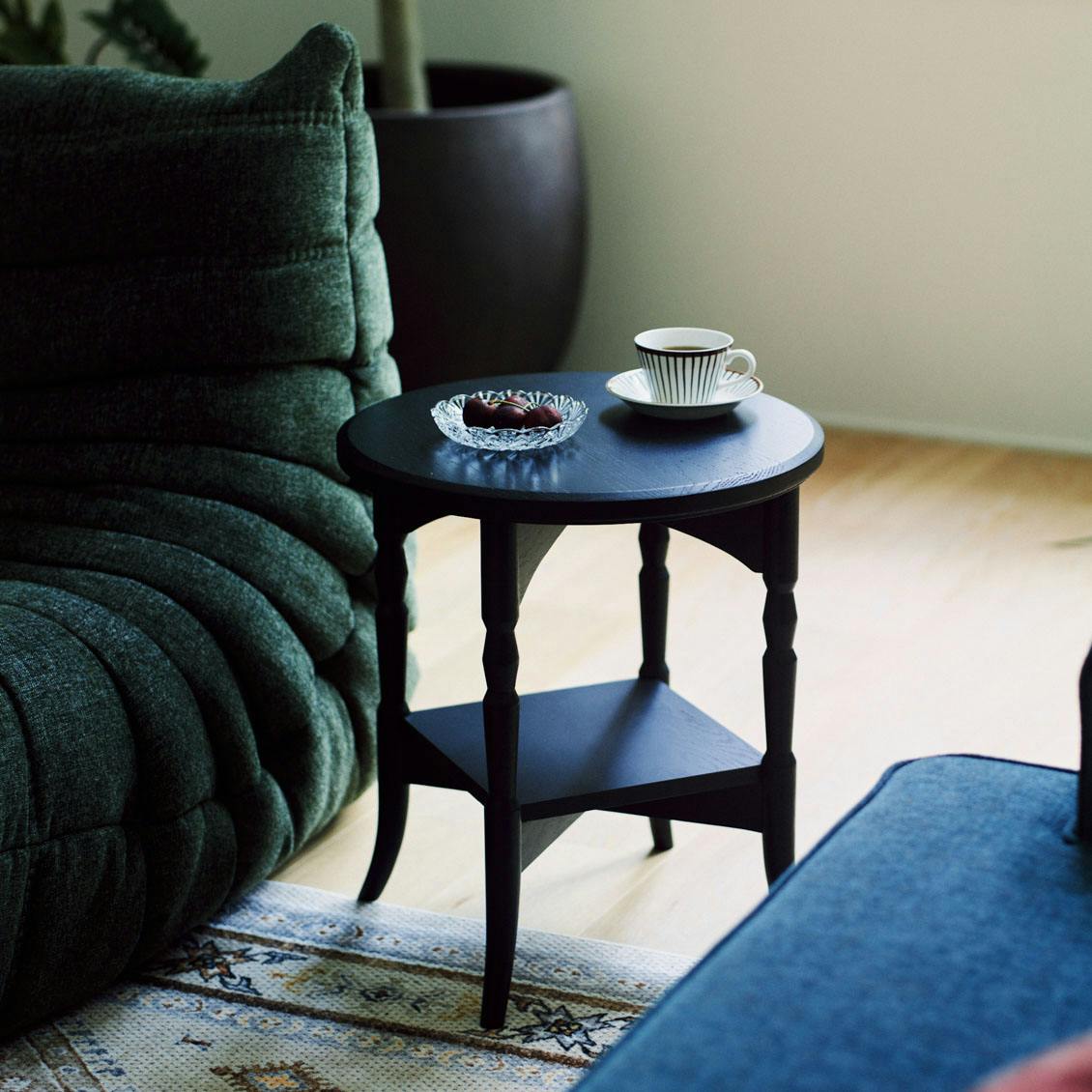 「私がつくる、見たい景色」サイドテーブル / ブラックの商品写真